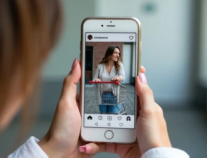 Instagram Reels 示意情境 - 電商品牌透過Reels提升轉換