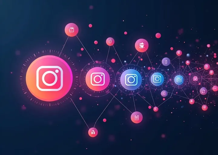 Instagram Reels 分享率指標 - 內容病毒式傳播潛力與社群分享網絡視覺化